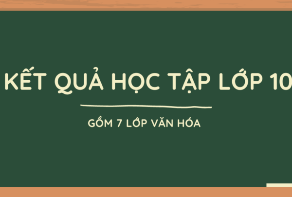 KẾT QUẢ HỌC TẬP LỚP 10